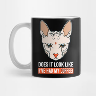 Sphynx Cat Wants Her Coffee Mug